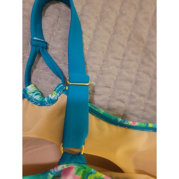 Kim Gravel Size 20 Paradise Preppy Blouson Tankini & Skirted Bottom A629536 NWOT - Picture 8 of 16